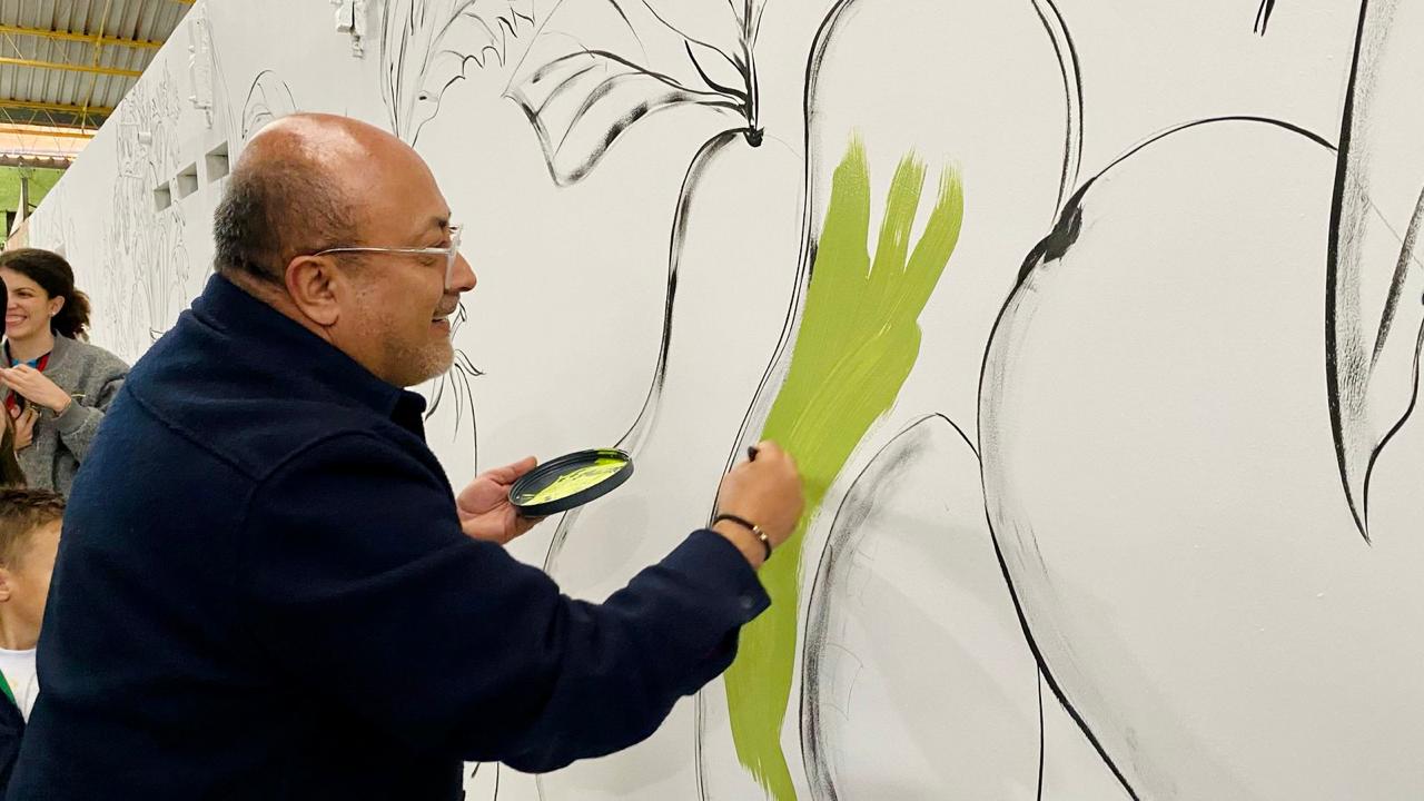 Arte y cultura en la Plaza Distrital de Mercado Santander