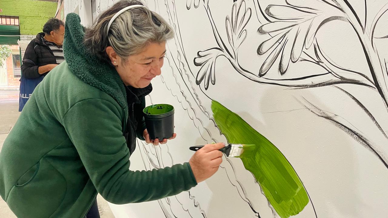 Arte y cultura en la Plaza Distrital de Mercado Santander