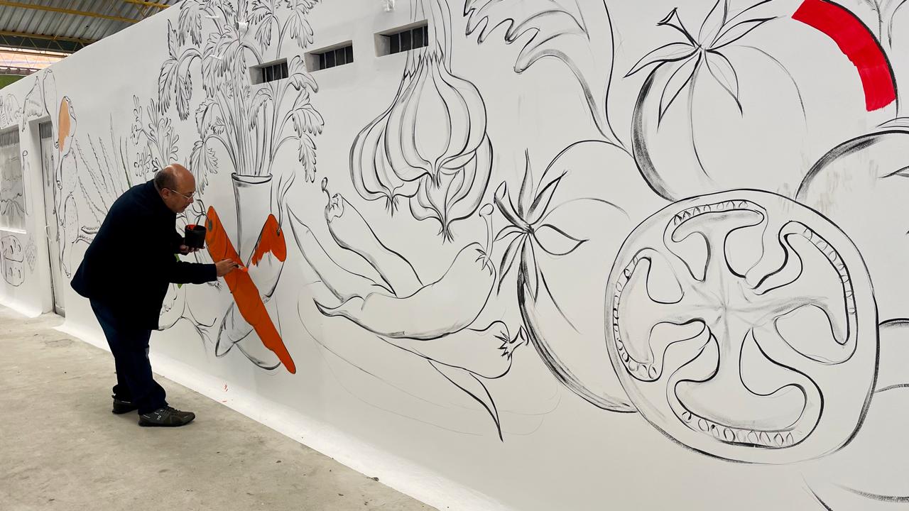 Arte y cultura en la Plaza Distrital de Mercado Santander