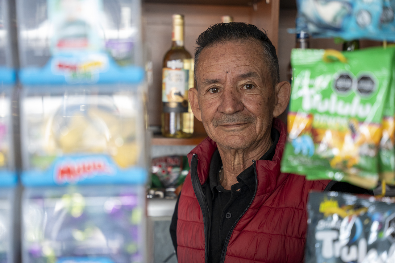 rancisco González, ex beneficiario del programa  “Antojitos” 