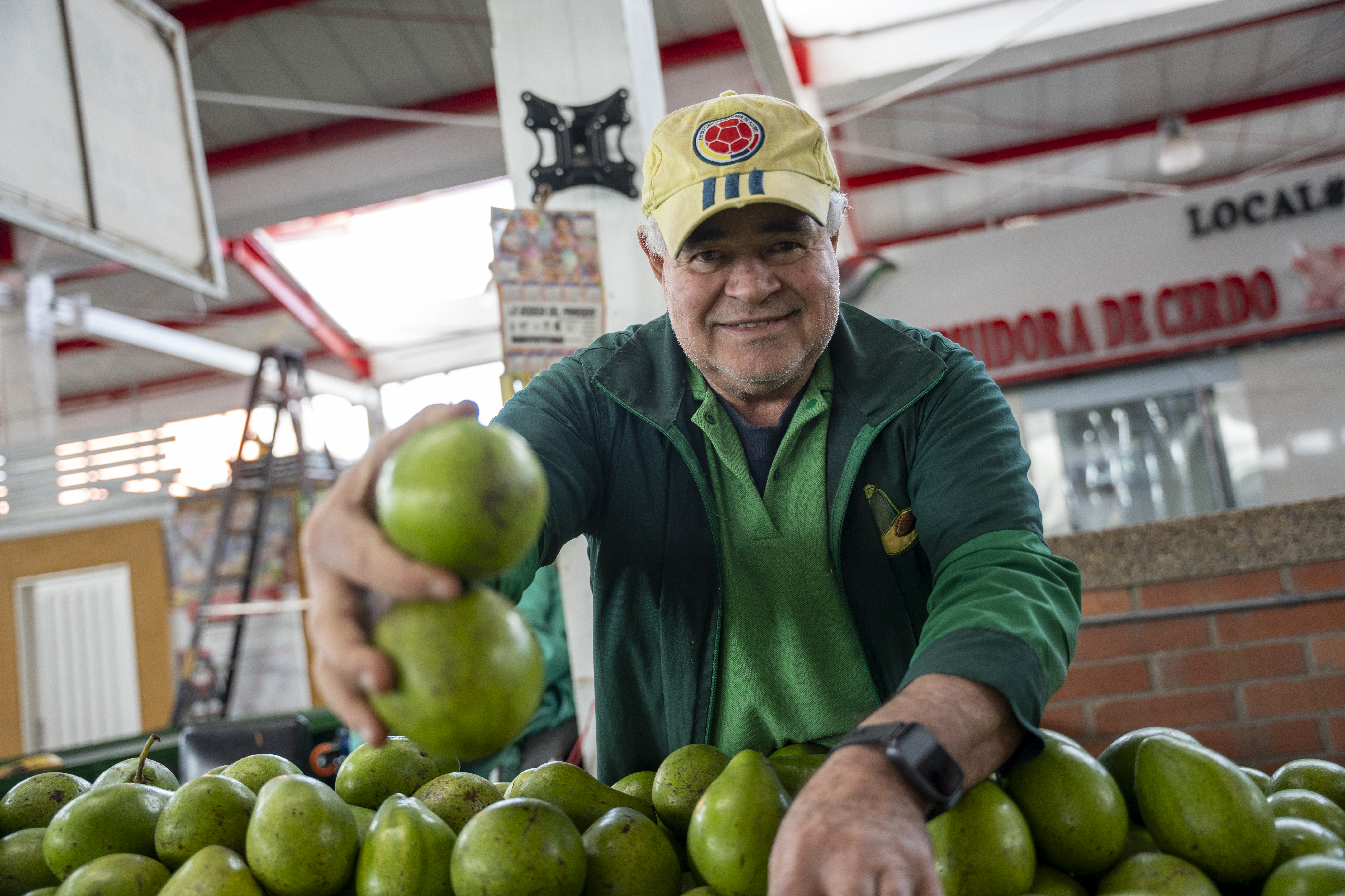 Vivandero de una plaza de mercado